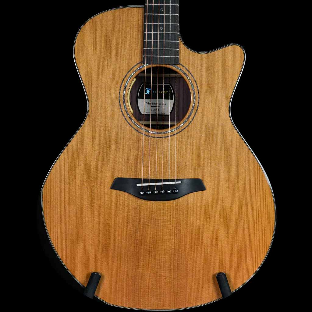 Furch Yellow Deluxe Gc-CR a Red Cedar and Indian Rosewood Grand Auditorium Acoustic Guitar with Anthem Pickup