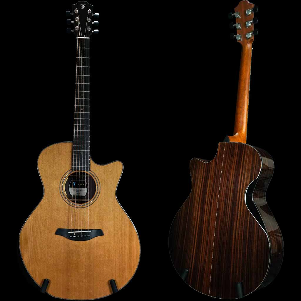 Furch Yellow Deluxe Gc-CR a Red Cedar and Indian Rosewood Grand Auditorium Acoustic Guitar with Anthem Pickup