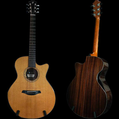 Furch Yellow Deluxe Gc-CR a Red Cedar and Indian Rosewood Grand Auditorium Acoustic Guitar with Anthem Pickup