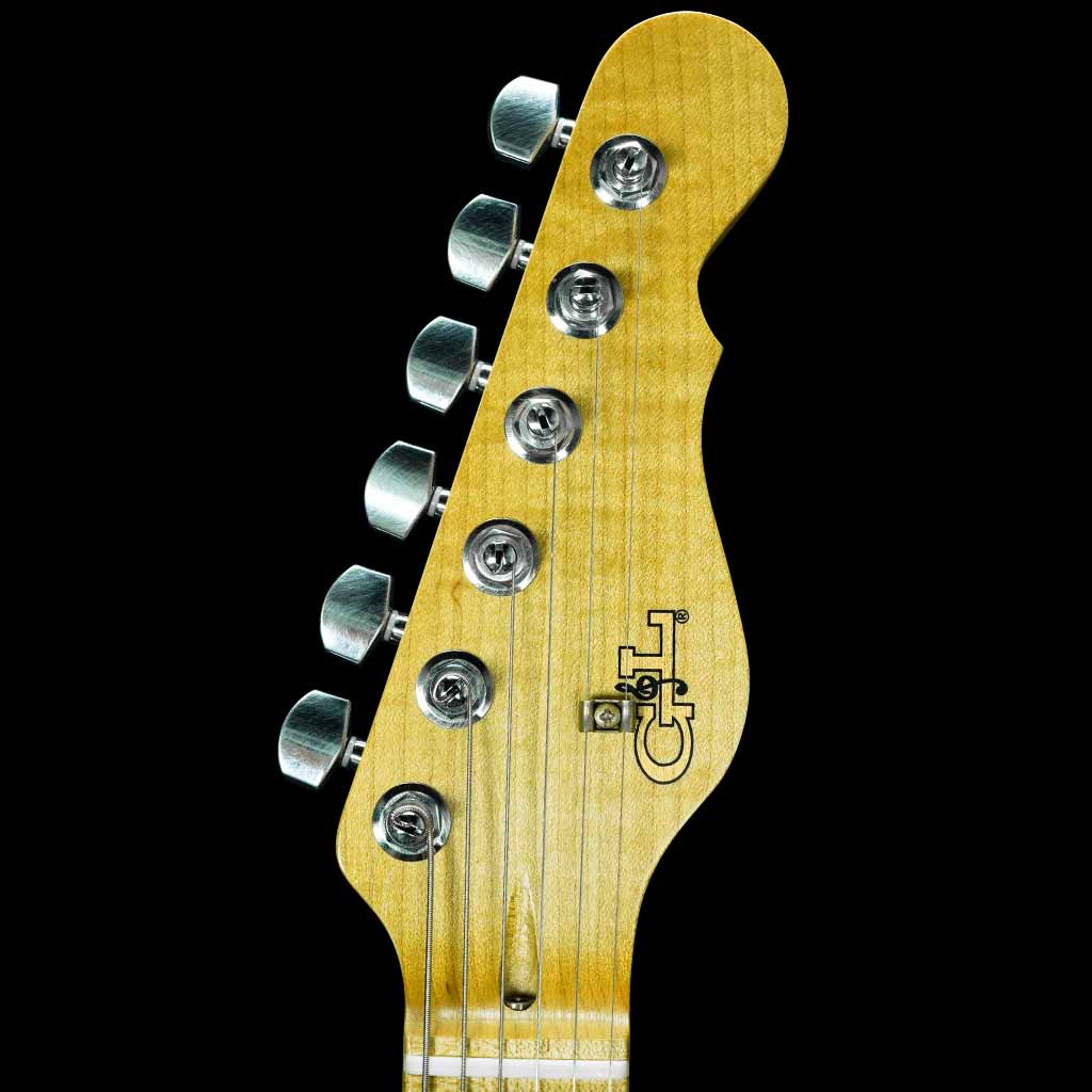 G&L Custom Shop ASAT Classic Bluesboy Electric Guitar in Light Aged Audi Blue