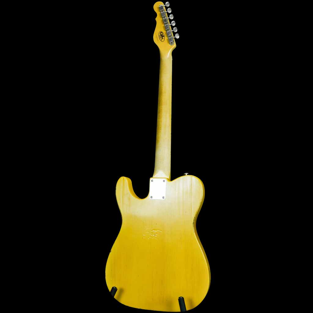 G&L Custom Shop ASAT Special Electric Guitar in Medium Aged Butterscotch Blonde