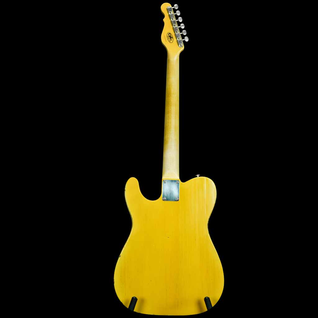 G&L Custom Shop ASAT Special Electric Guitar in Medium Aged Butterscotch Blonde