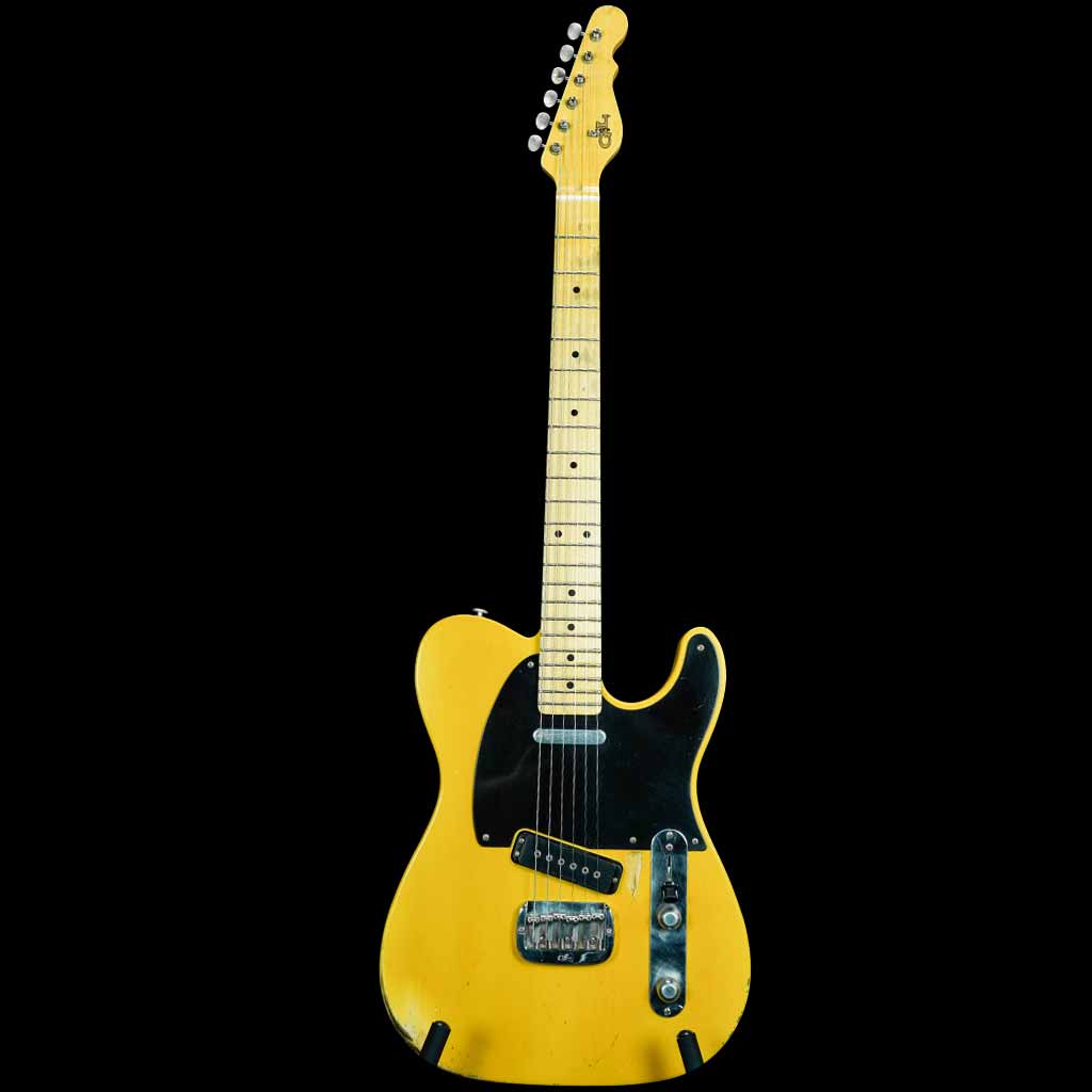 G&L Custom Shop ASAT Special Electric Guitar in Medium Aged Butterscotch Blonde