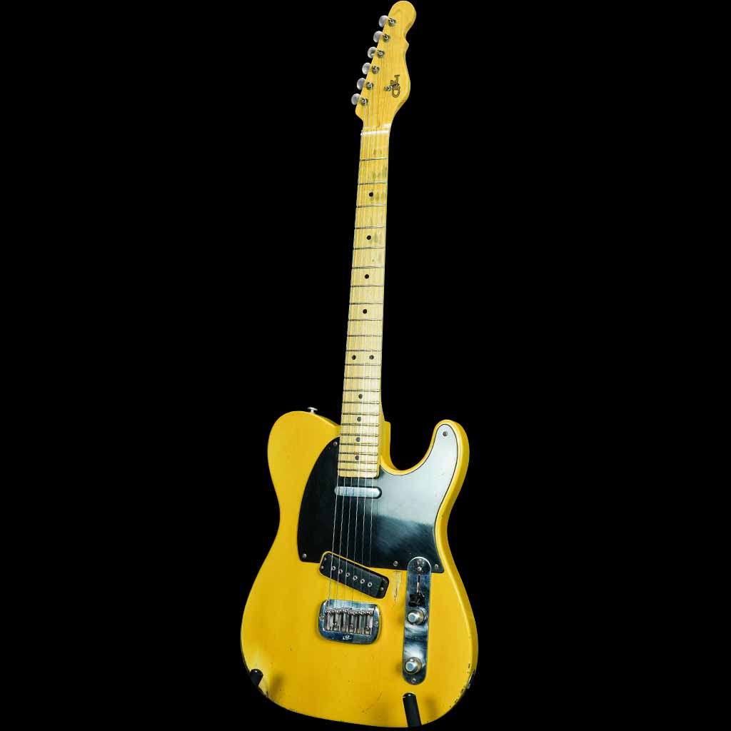 G&L Custom Shop ASAT Special Electric Guitar in Medium Aged Butterscotch Blonde