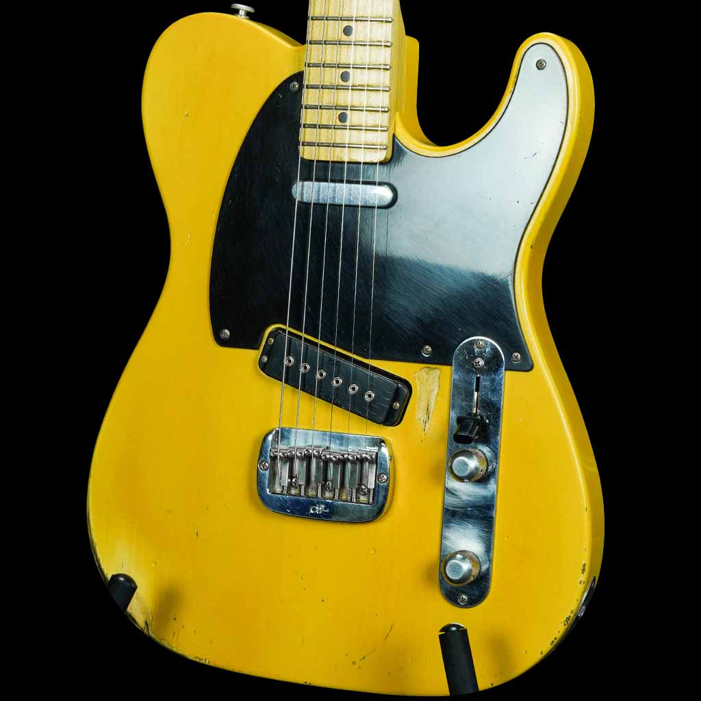 G&L Custom Shop ASAT Special Electric Guitar in Medium Aged Butterscotch Blonde