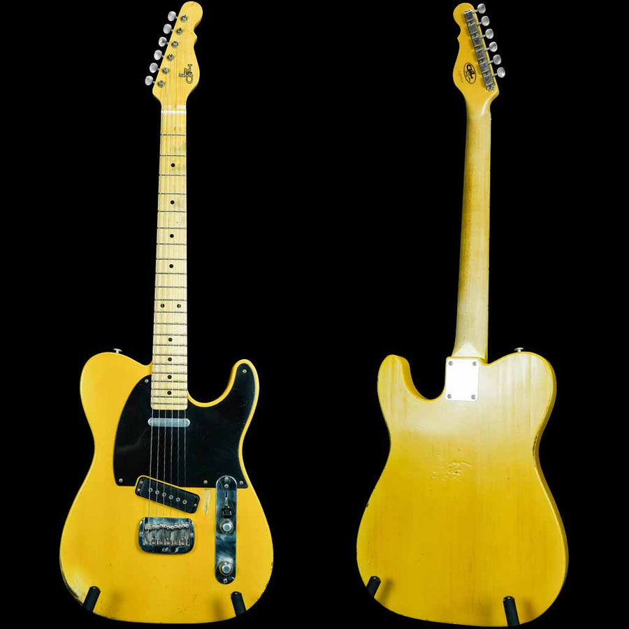 G&L Custom Shop ASAT Special Electric Guitar in Medium Aged Butterscotch Blonde