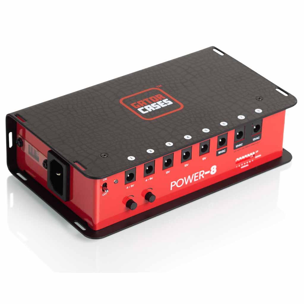 Gator GTR-PWR-8 Pedalboard Power Supply with 8 Isolated Outputs