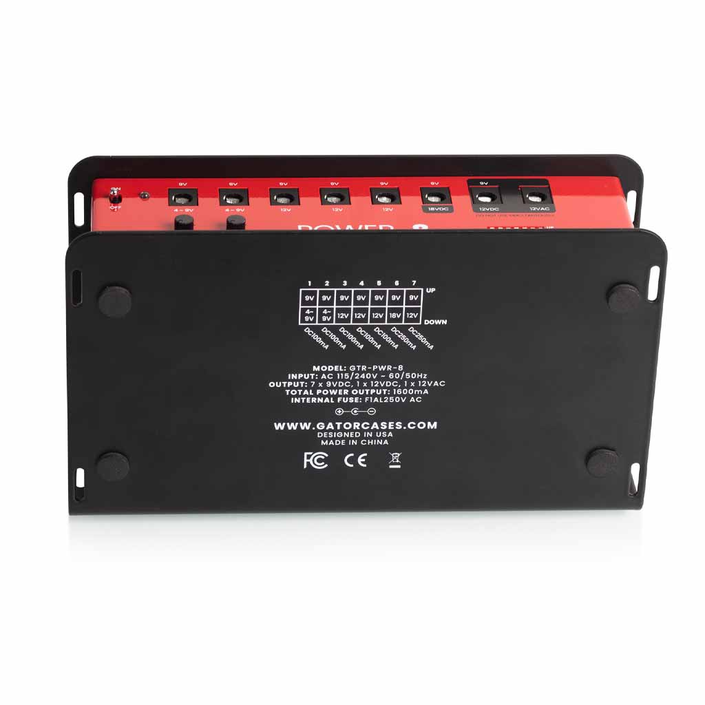 Gator GTR-PWR-8 Pedalboard Power Supply with 8 Isolated Outputs