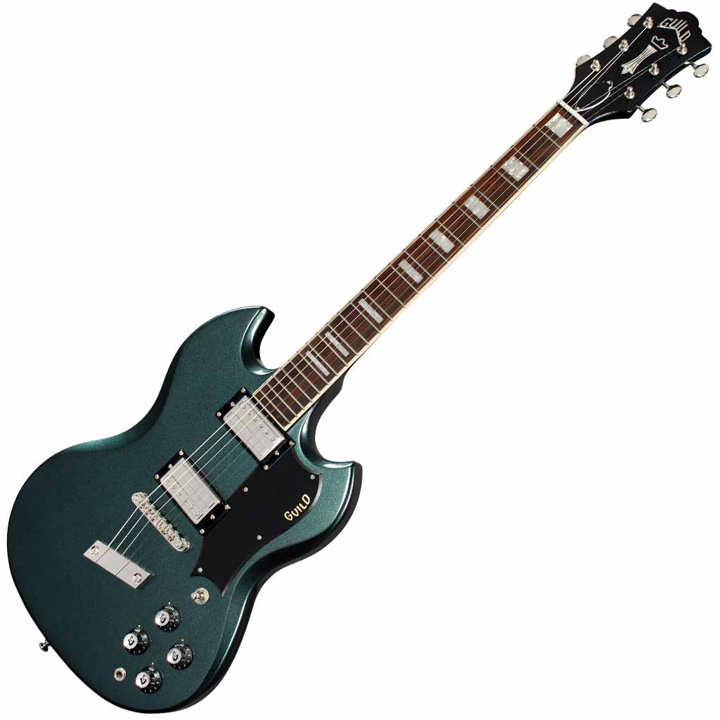 Guild Polara Deluxe Electric Guitar in Kingswood Green