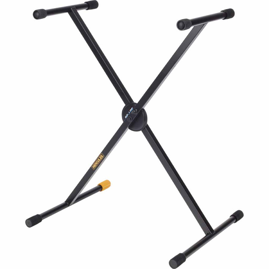 Hercules KS110B EZ-LOK Single Braced X-Style Keyboard Stand