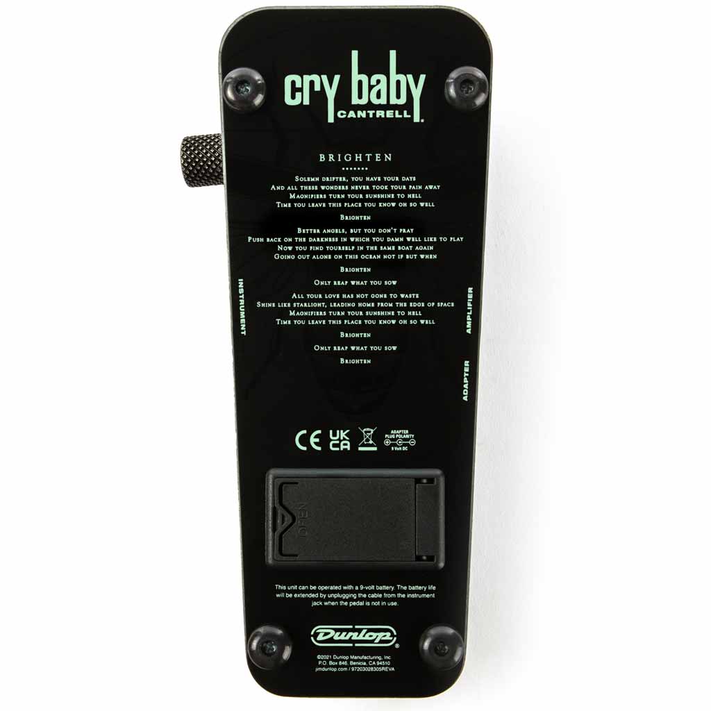 Dunlop Jerry Cantrell Firefly Cry Baby Wah Pedal