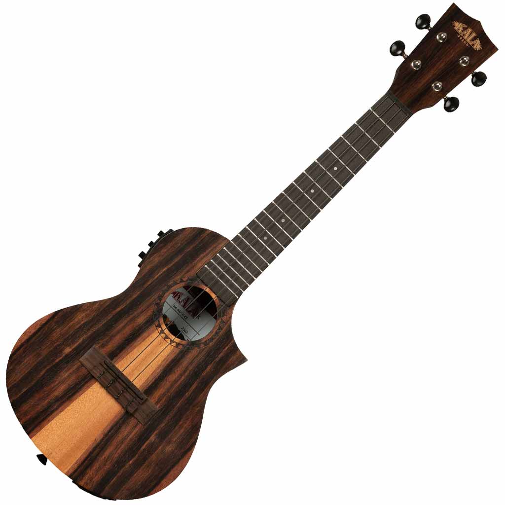 Kala Amara TriTop Concert Ukulele with Cutaway and EQ
