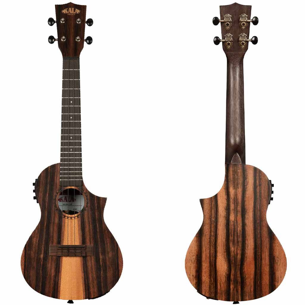 Kala Amara TriTop Concert Ukulele with Cutaway and EQ