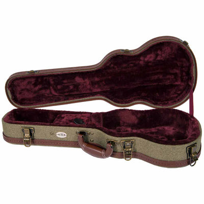 Kala Olive Tweed Archtop Ukulele Hard Case