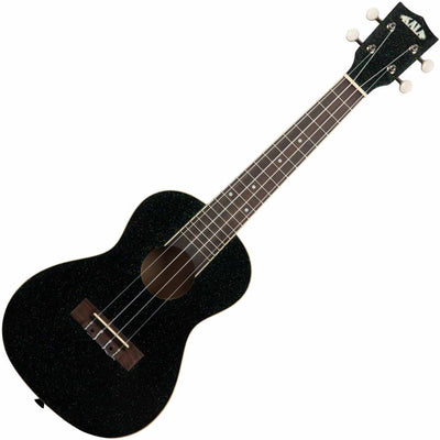 Kala Galaxy Black Sparkle Concert Ukulele