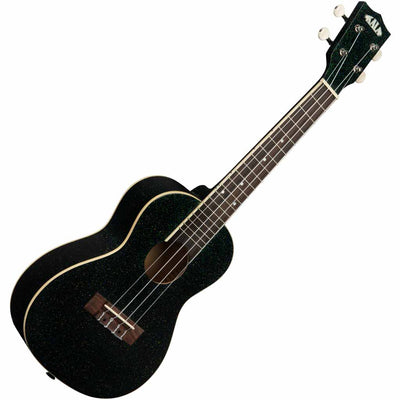 Kala Galaxy Black Sparkle Concert Ukulele