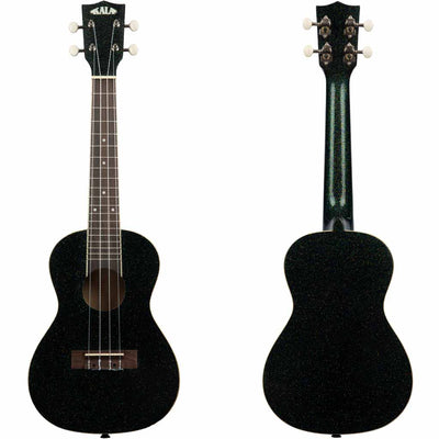 Kala Galaxy Black Sparkle Concert Ukulele