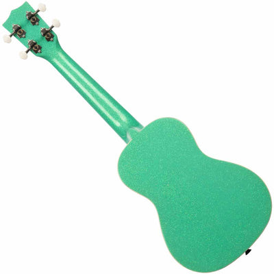 Kala Gatsby Green Sparkle Concert Ukulele