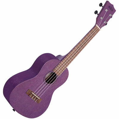 Kala Royal Purple Watercolor Meranti Concert Ukulele