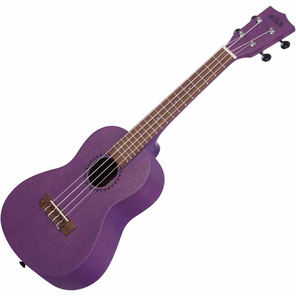 Kala Royal Purple Watercolor Meranti Concert Ukulele