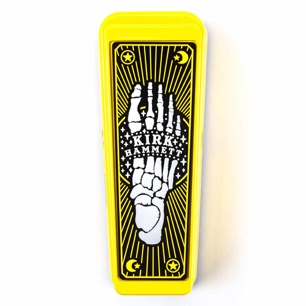 Kirk Hammett Cry Baby Wah Pedal in Yellow Sparkle Edition