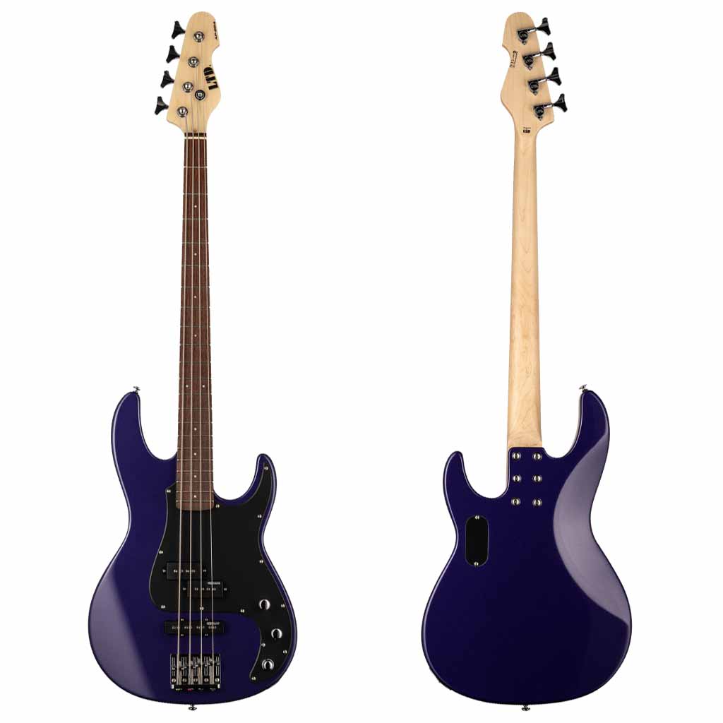 ESP LTD AP-204 4-String Electric Bass Guitar in Deep Metallic Purple