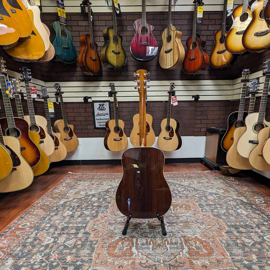 Larrivee D-09 Rosewood Artist Series Acoustic Guitar -Scratch and Dent Model- Main Rear View