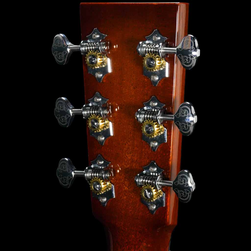 Larrivee OM-44 Silver Oak Custom Acoustic Guitar in Iced Tea Burst