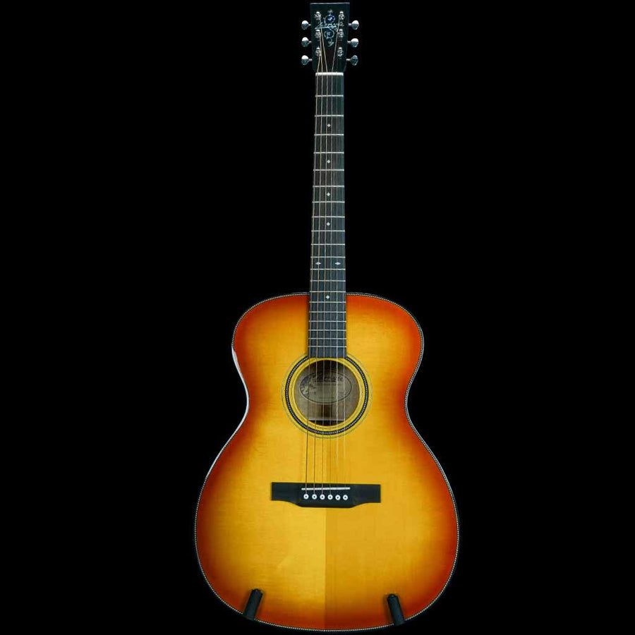 Larrivee OM-44 Silver Oak Custom Acoustic Guitar in Iced Tea Burst