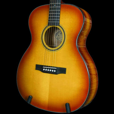 Larrivee OM-44 Silver Oak Custom Acoustic Guitar in Iced Tea Burst