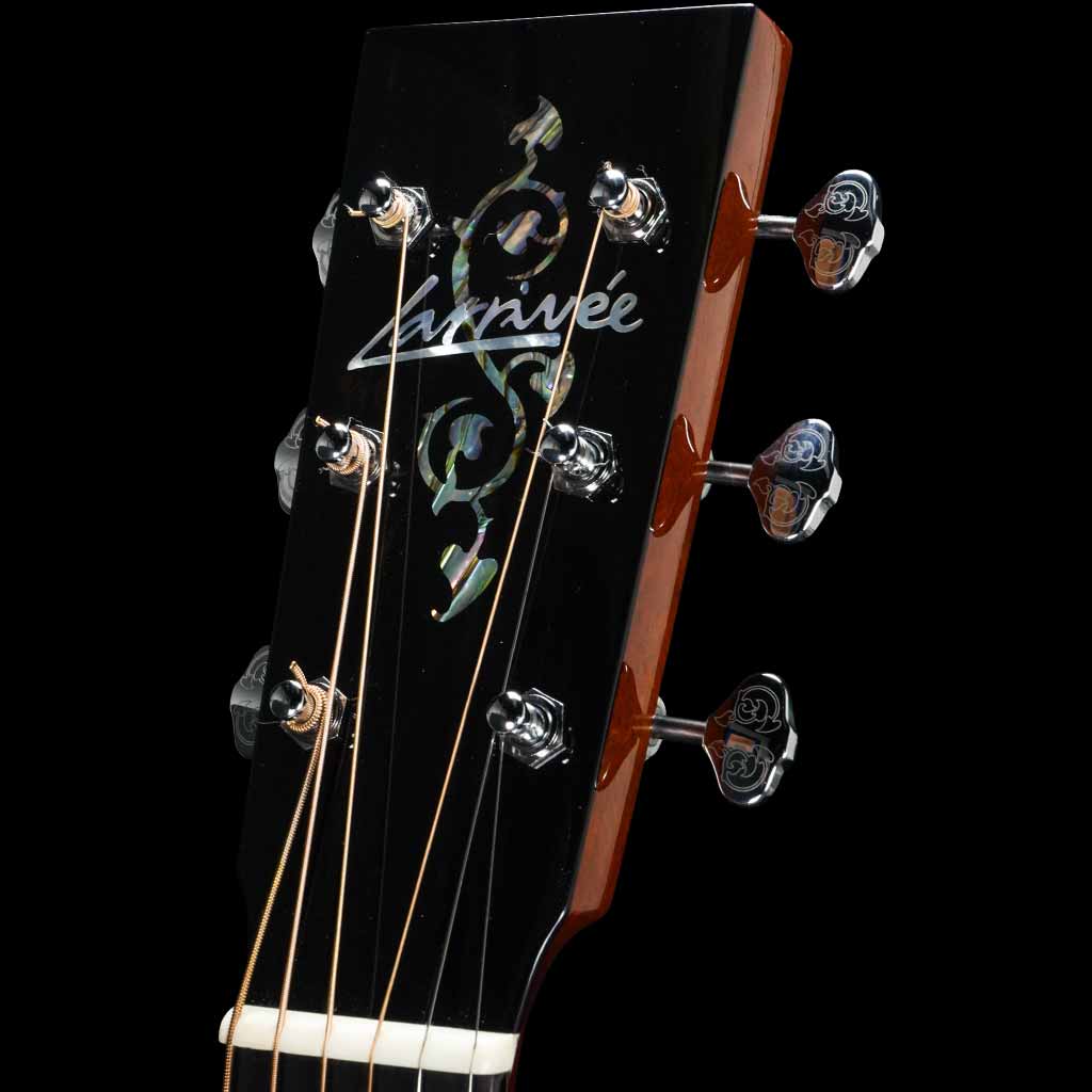 Larrivee OM-44 Silver Oak Custom Acoustic Guitar in Iced Tea Burst