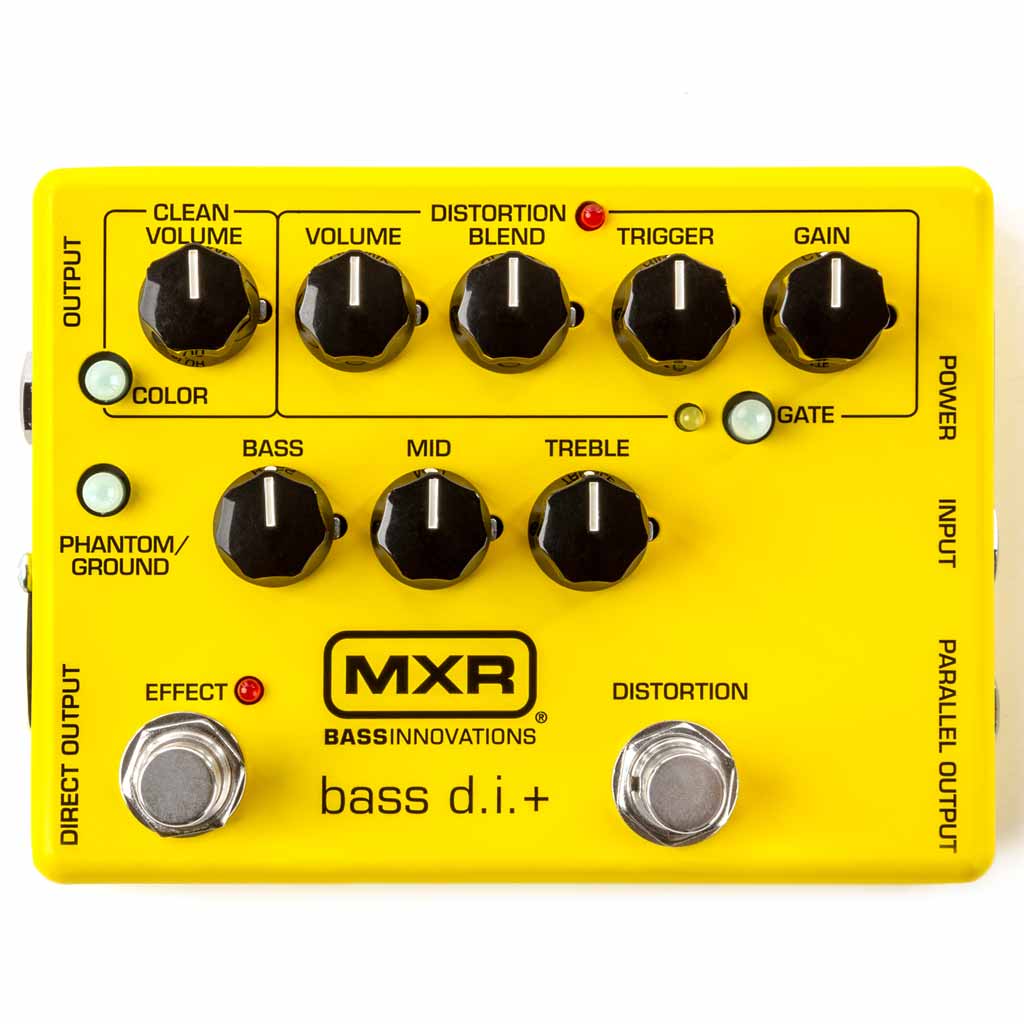 MXR M80 Bass DI+ in Special Edition Yellow