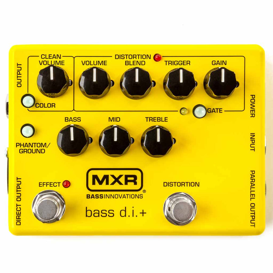 MXR M80 Bass DI+ in Special Edition Yellow
