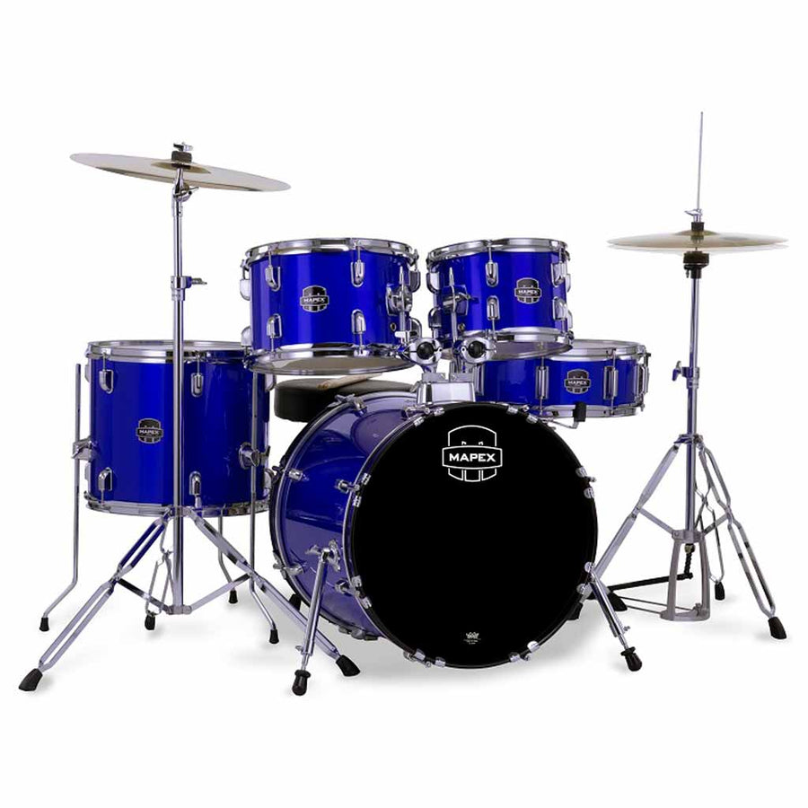 Mapex Comet Series Drum Kit with 22" Bass Drum in Indigo Blue