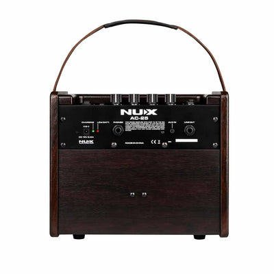 NUX AC-25 Portable Battery Powered Acoustic Guitar Amp
