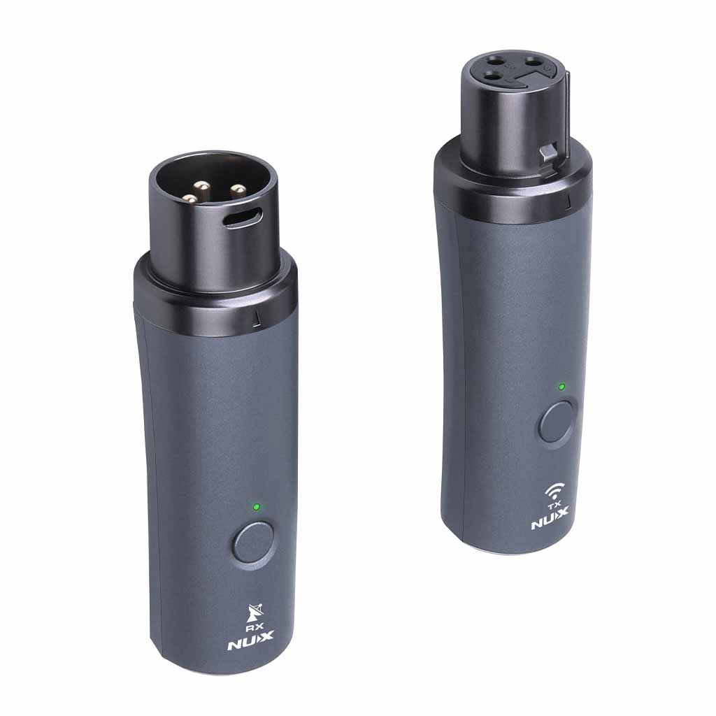 NUX B-3RC Rechargeable Wireless Microphone System with Battery Case