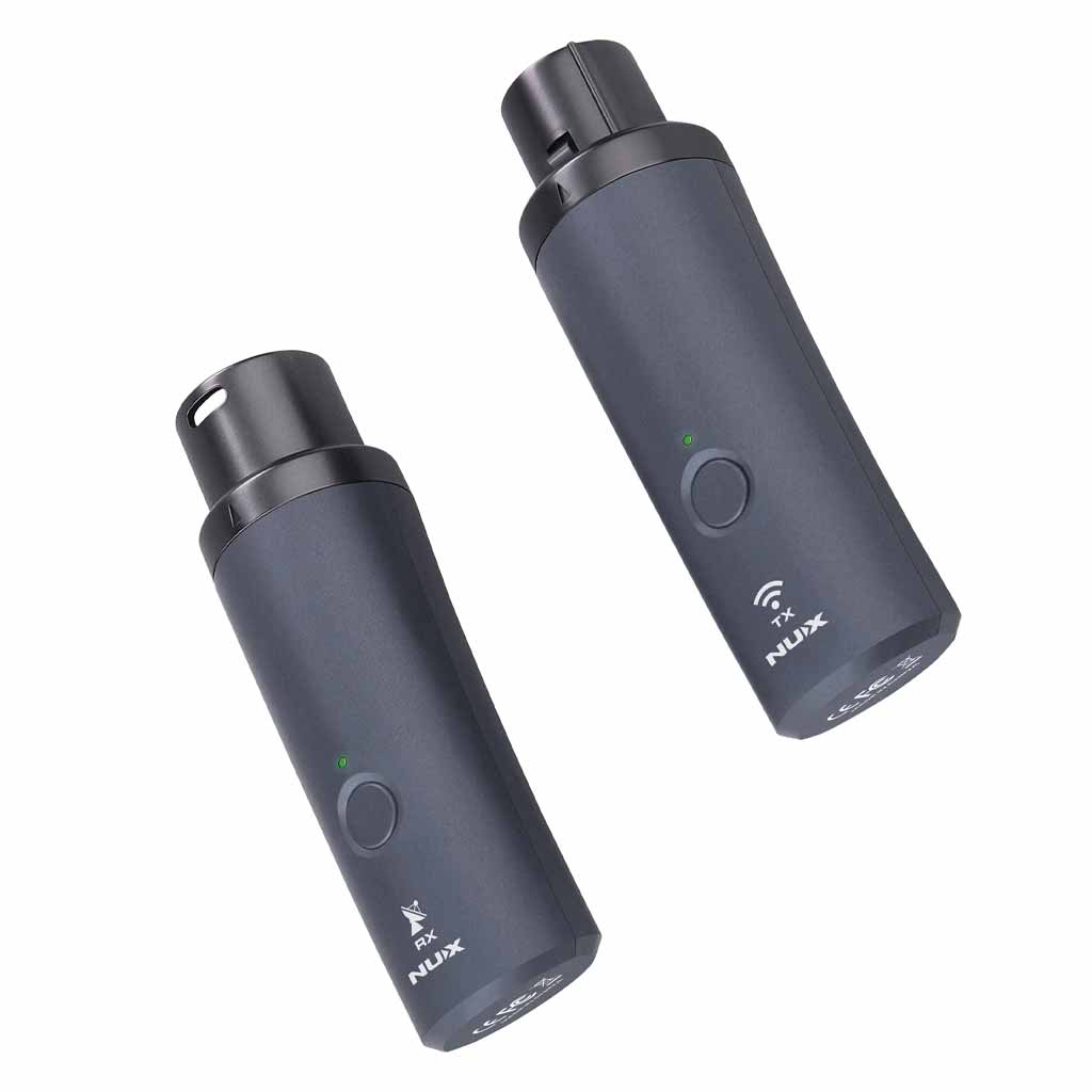 NUX B-3RC Rechargeable Wireless Microphone System with Battery Case