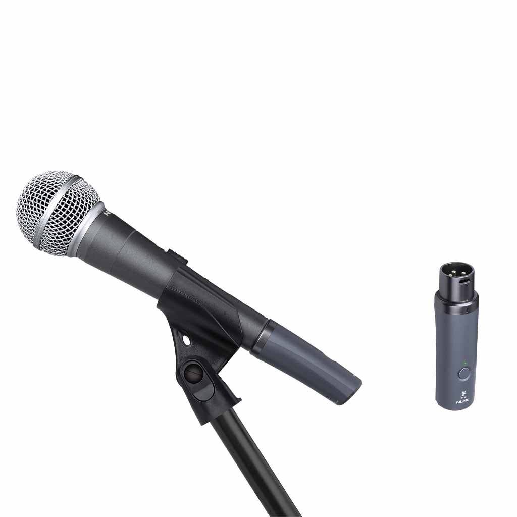 NUX B-3RC Rechargeable Wireless Microphone System with Battery Case