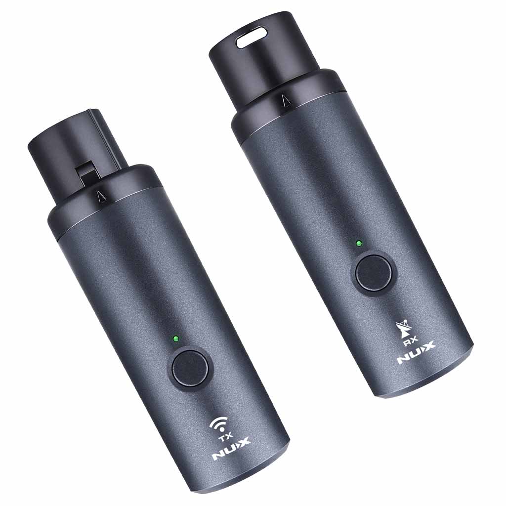 NUX B-3RC Rechargeable Wireless Microphone System with Battery Case