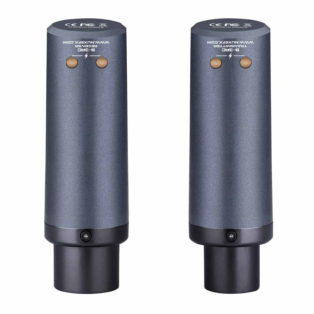NUX B-3RC Rechargeable Wireless Microphone System with Battery Case