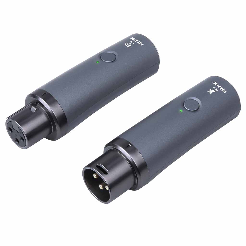 NUX B-3RC Rechargeable Wireless Microphone System with Battery Case