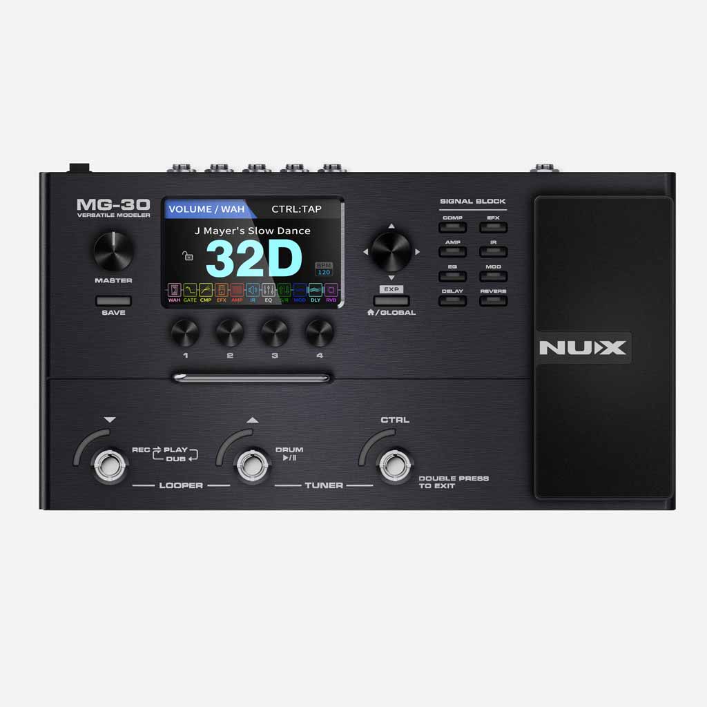 NUX MG-30 Versatile Modeler 本体 NUX MG30 Versatile Multi-Effects Modeler w/Built-in Recording