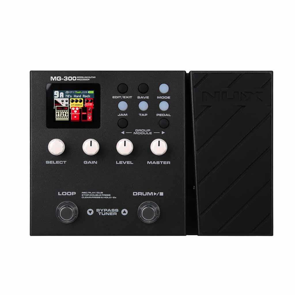 NUX MG300 Guitar Processor Front Facing View
