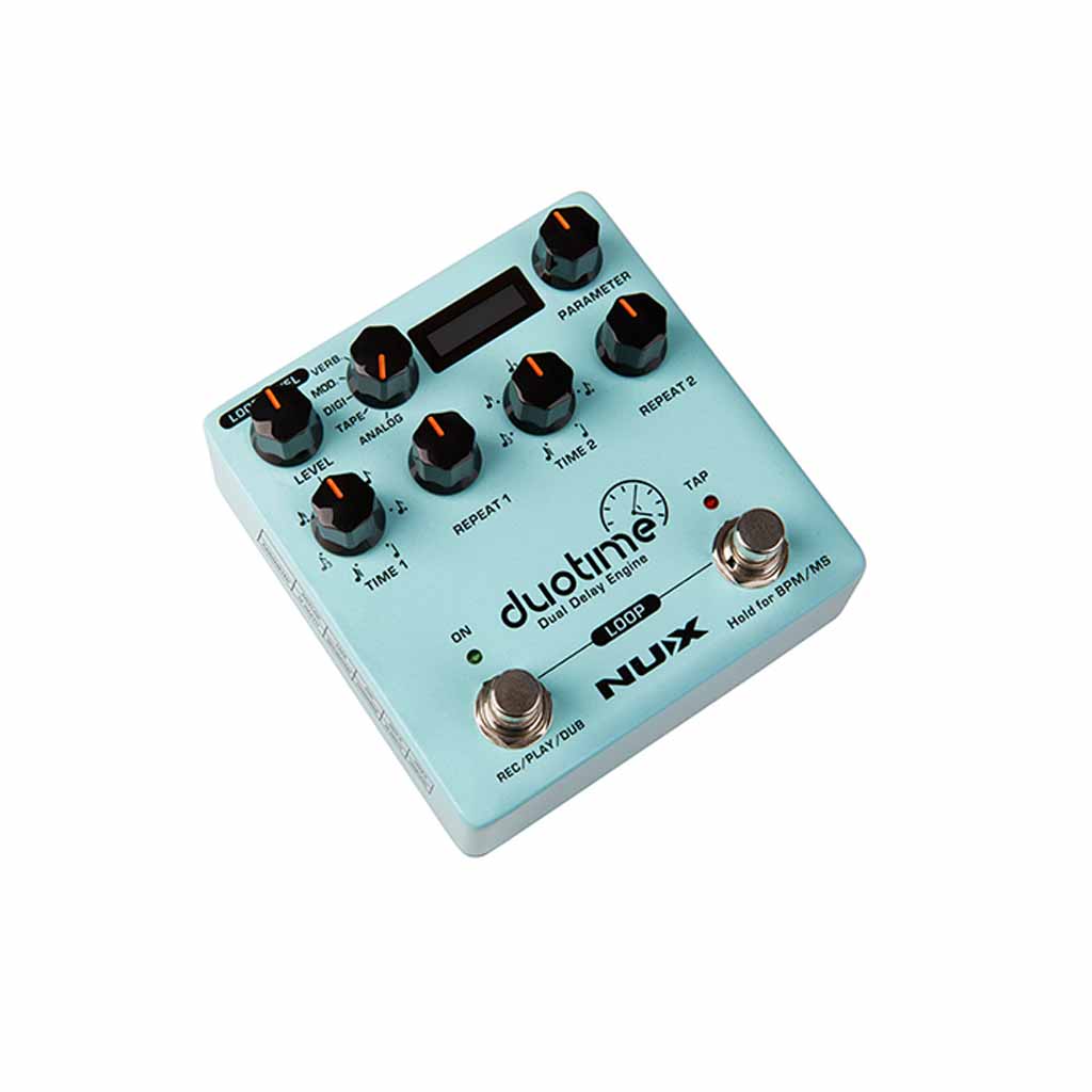 NUX NDD6 DuoTime Overhead Right Angle View