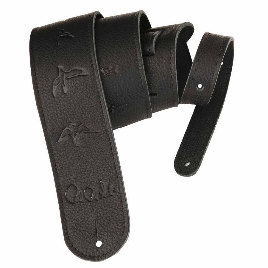 Paul Reed Smith 2.5" Leather Birds Guitar Strap in Black