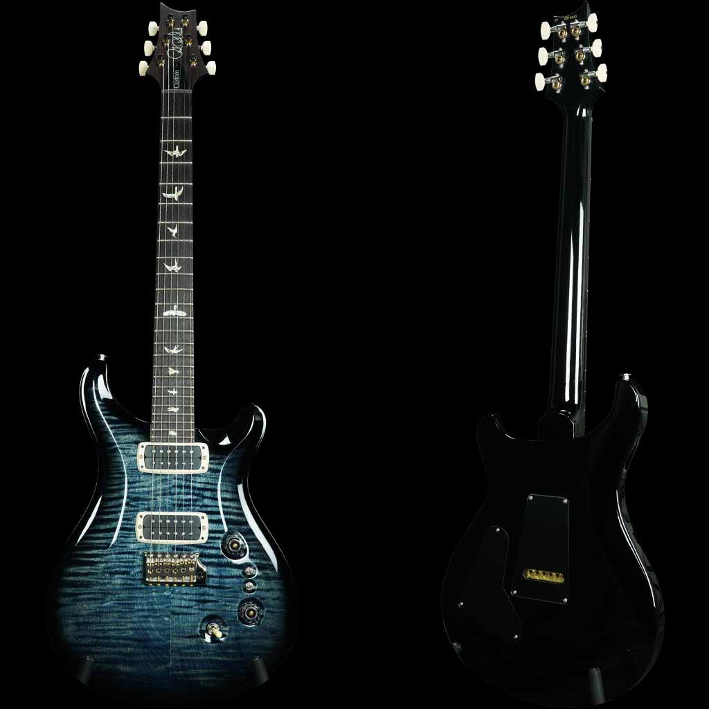 Paul Reed Smith Custom 24-08 Electric Guitar in Faded Whale Blue Wraparound Smokeburst