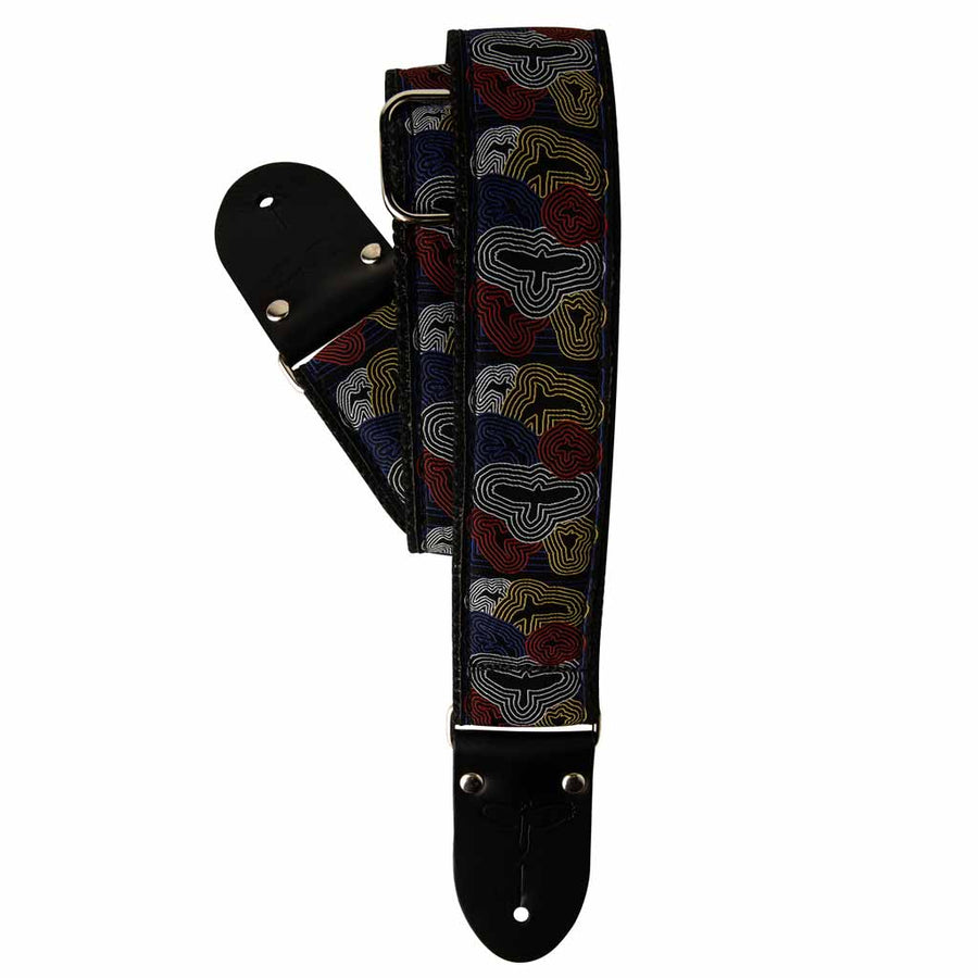 Paul Reed Smith 2" Deluxe Retro Custom Jacquard Guitar Strap in Sonar Birds