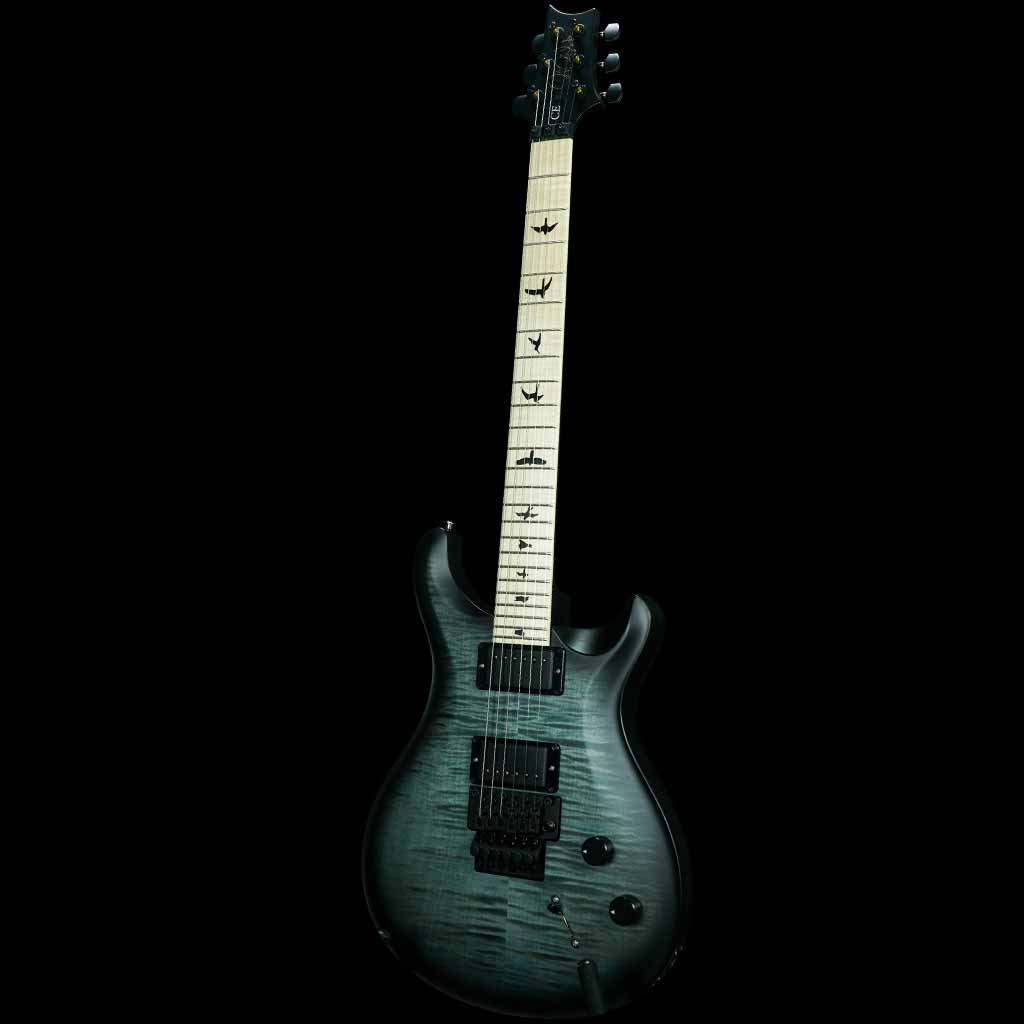 Paul Reed Smith Dustie Waring CE 24 Electric Guitar in Faded Blue Wraparound Smokeburst