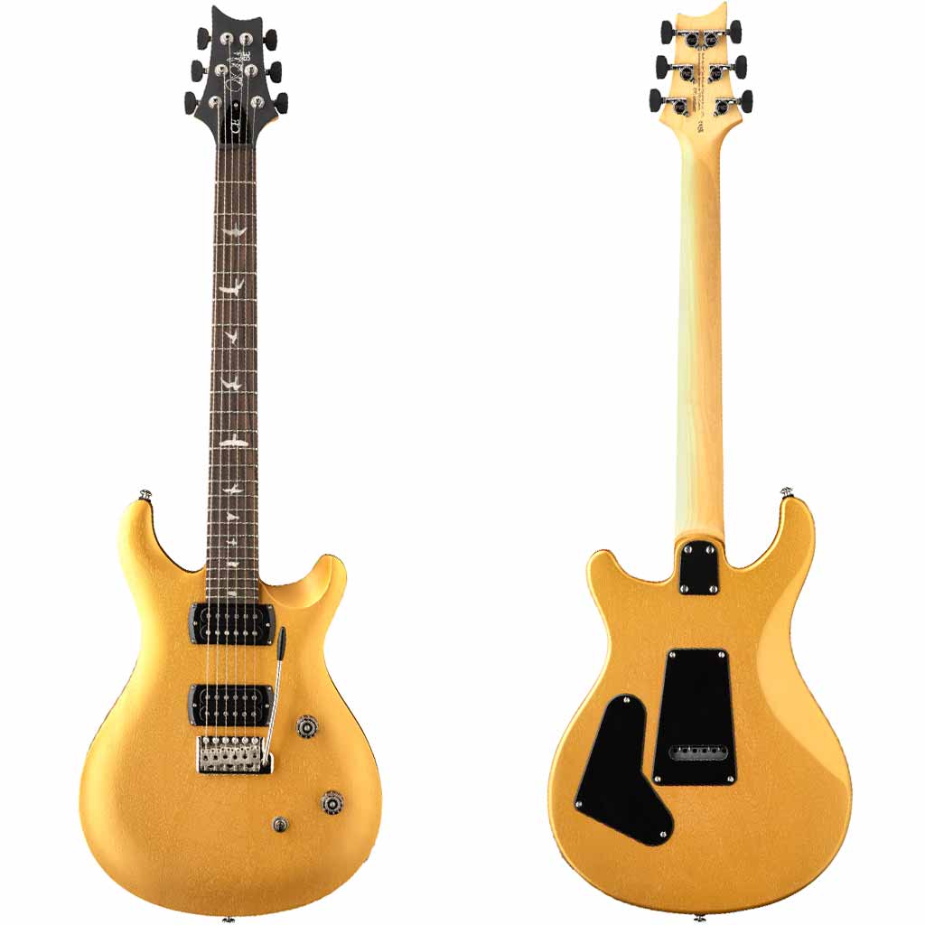 PRS SE CE 24 Standard Satin Electric Guitar - Metallic Gold Paul