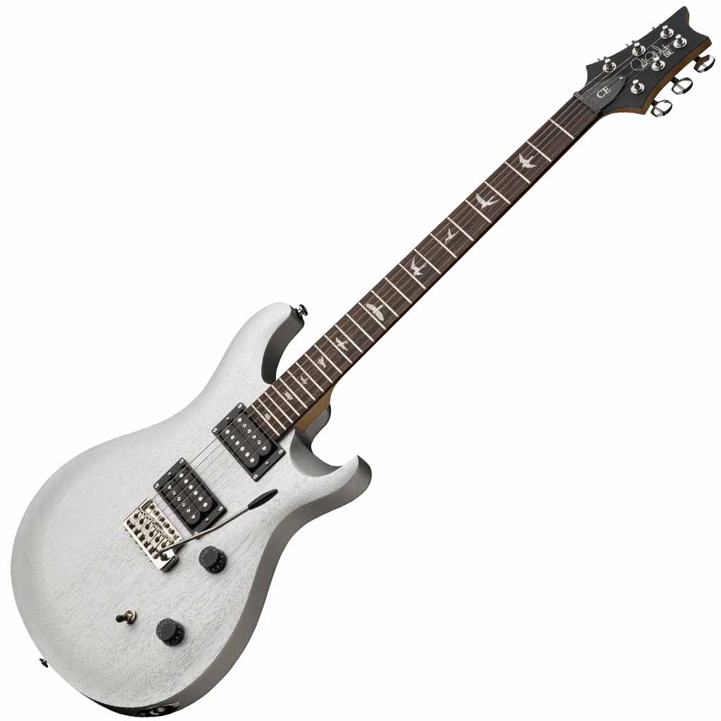 Paul Reed Smith SE CE 24 Standard Satin Electric Guitar in Metallic Silver